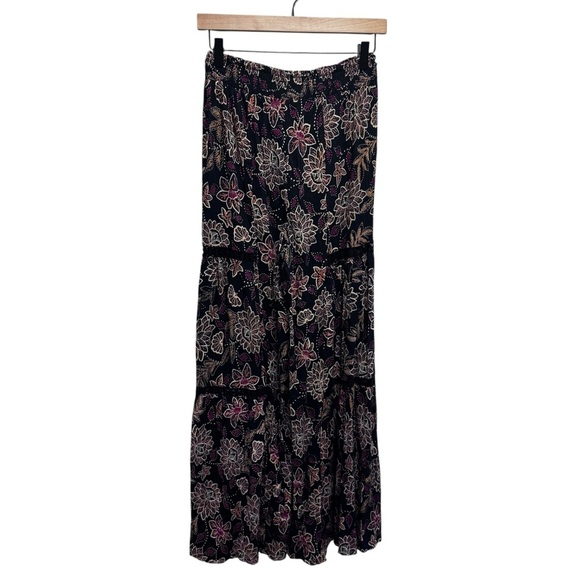 Angie Women's Wide Leg Pants with Lace Inserts Size Medium NWT Brand New - Picture 4 of 15